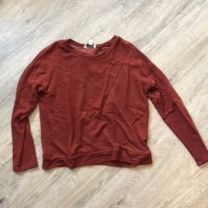 Rust colored sweater
